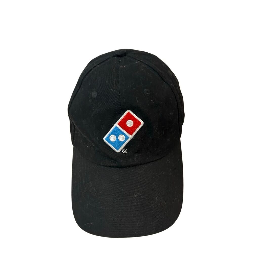 Dominos‎ black replacement baseball cap hat